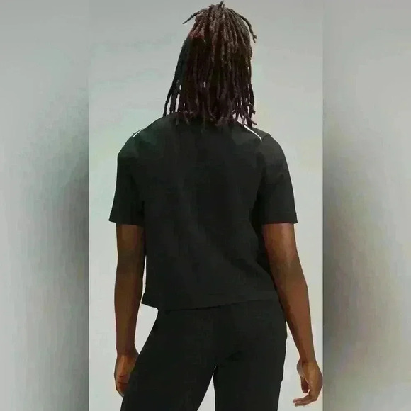 lululemon Boxy Knit T-Shirt (Black, Nomad, & Bone color) - Picture 2 of 8